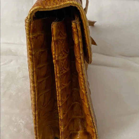 RARE COLOR Brahmin GOLDEN LADY MELBOURNE “VITTORIA ROSE” Satchel / Crossbody - Picture 3 of 6